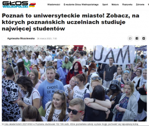 Poznań to uniwersyteckie miasto! Zobacz, na których poznańskich uczelniach studiuje najwięcej studentów - gloswielkopolski.pl