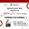 Grafika z informacjami o konkursie CINEMA TO CHEMIA