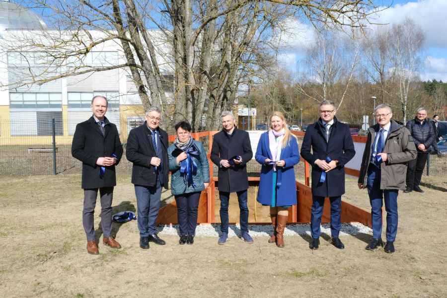 Opening ceremony of the AMU Demonstration Soil Garden