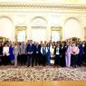 Signing ceremony for a cooperation agreement on the development of doctoral schools between AMU, UW and UJ. The event took place in the Golden Hall on the main UW campus. 