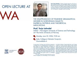 promotional poster: basic information on the event as provided on the associated page, a photograph of the speaker, and some graphics promotional poster