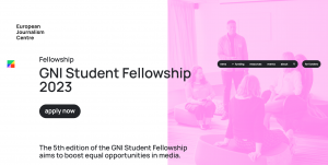  Google News Initiative Student Fellowship 2023