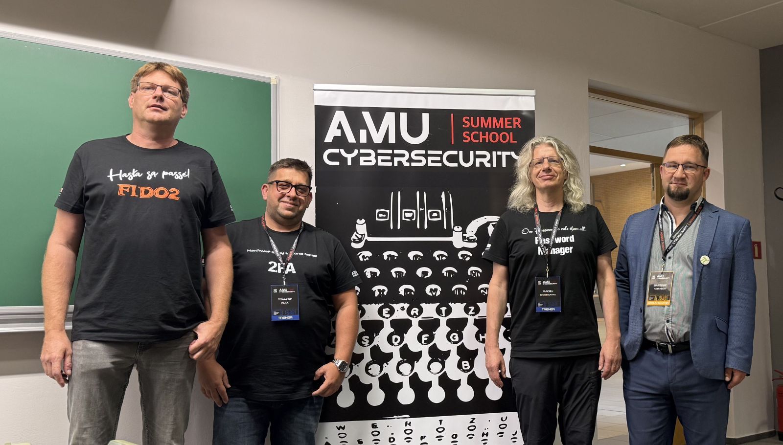 Uczestnicy Szkoły letniej AMU Cybersecurity