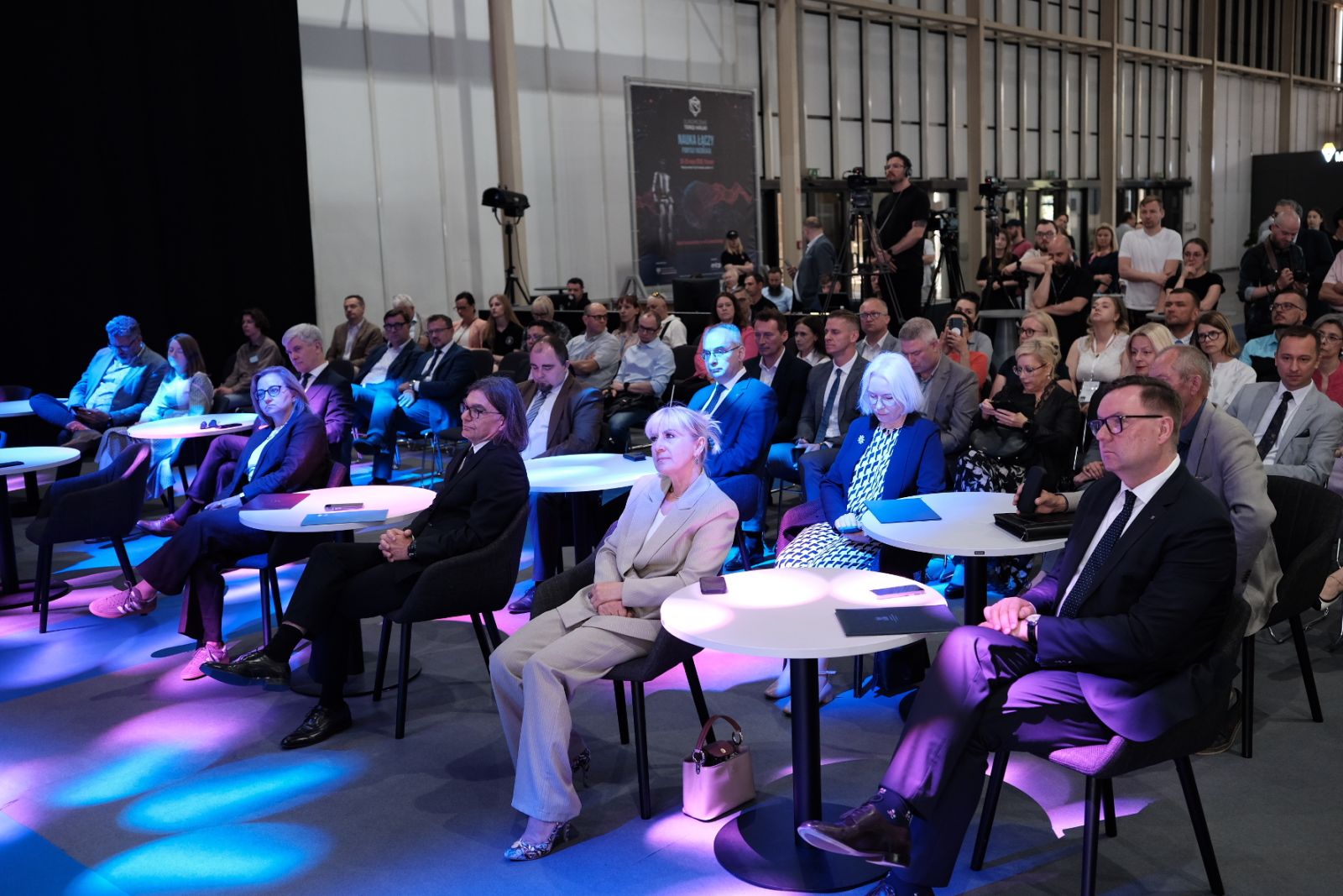 The European Science Fair 2026 - opening ceremony with Adam, the humanoid robot as host.