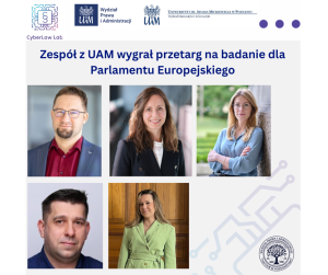 Eksperci UAM przygotują rekomendacje dla Parlamentu Europejskiego dotyczące dostępu do danych cyfrowych