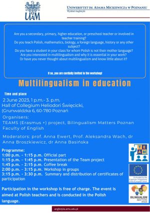 Multilingualism in education 