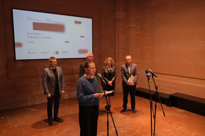 Prof. Piotr Śliwiński, prof. Joanna Wójcik, prezydent Jacek Jaśkowiak, prof. Marcin Jaworski, Joanna Przygońska