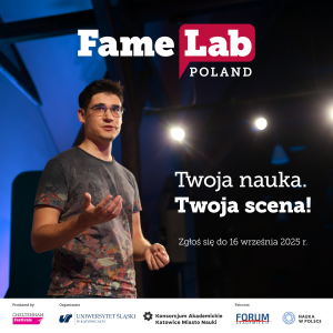 FameLab2025 grafika dekroacyjna