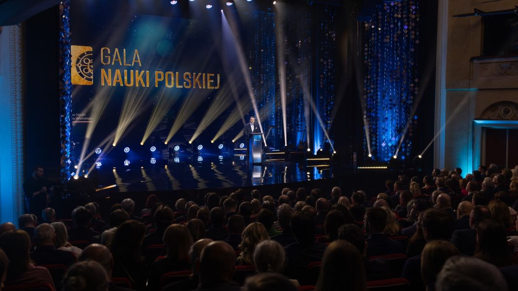 Ministry of Science and Higher Education Awards 2026 presentation ceremony in the Polish Theatre in Warsaw during Polish Science Gala. 