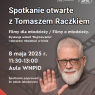 Grafika promująca Spotkanie z Tomaszem Raczkiem