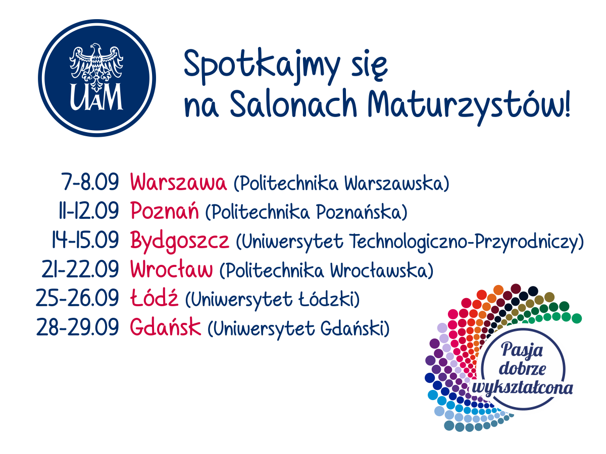 Kalendarium Salonów Maturzystów 2017