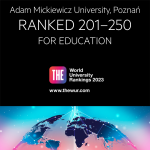 UAM w zestawieniu THE World University Rankings by Subject 2023 