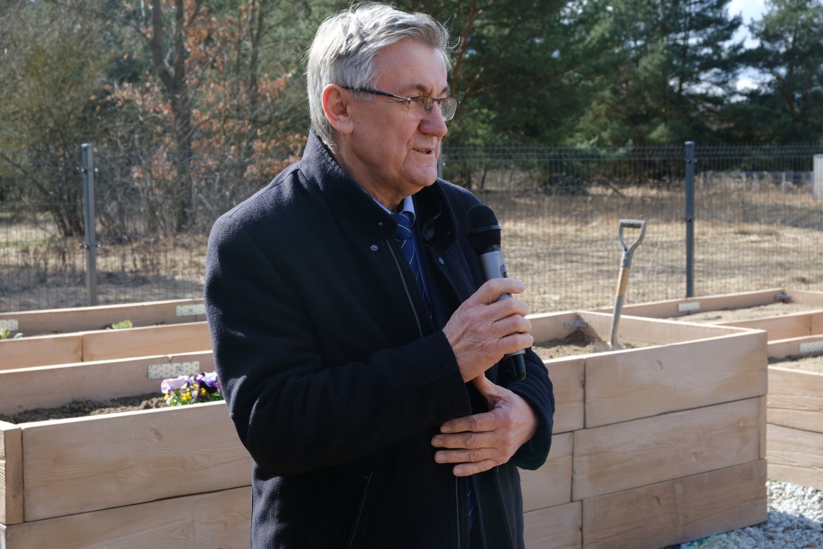 Opening ceremony of the AMU Demonstration Soil Garden