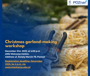 Christmas garland-making workshop 