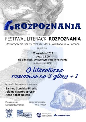 Spotkanie „O literaturze rozmowa na 3 głosy + 1”