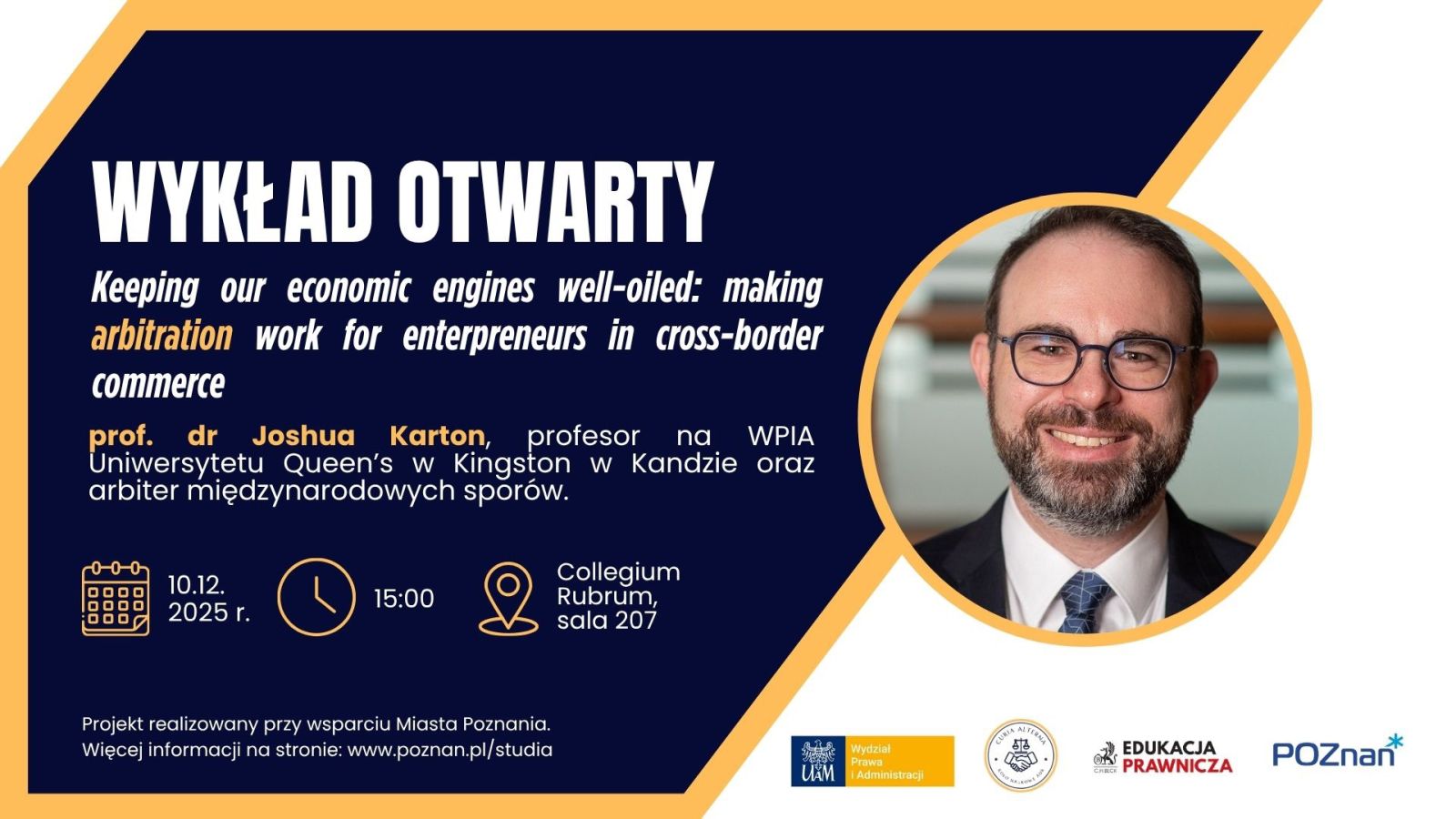 Grafika promująca wykład