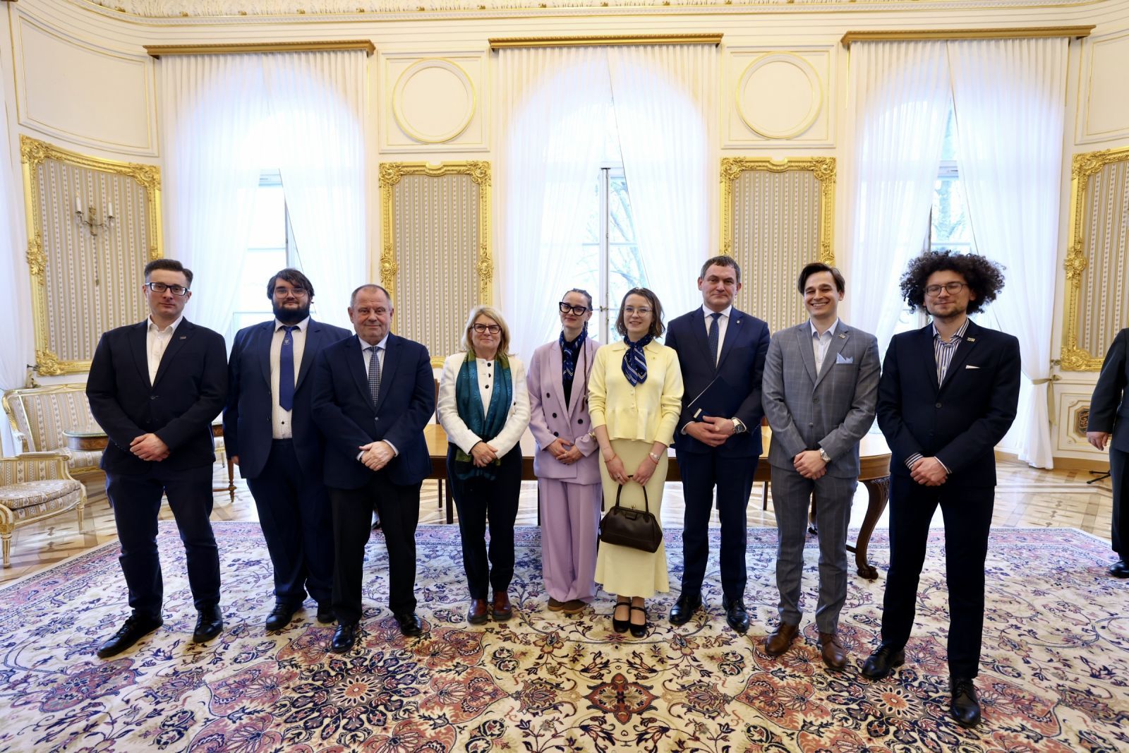 Signing ceremony for a cooperation agreement on the development of doctoral schools between AMU, UW and UJ. The event took place in the Golden Hall on the main UW campus. 