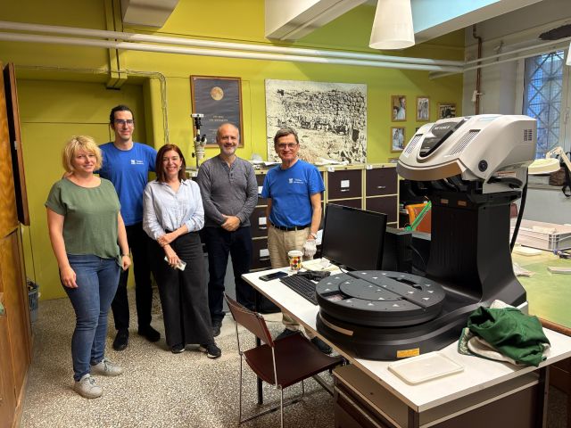 Członkowie zespołu w trakcie badań. Od lewej: prof. Iwona Sobkowiak-Tabaka, dr Jędrzej Proch, mgr Katerina Kostanti, dr Theodoros Zygouris i prof. Janusz Czebreszuk